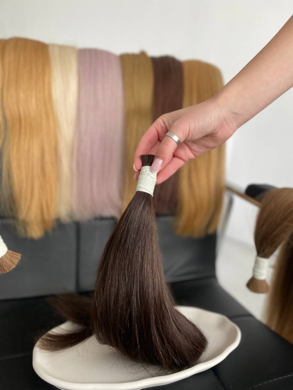 Волосы южнорусские 60 см (3 тон)