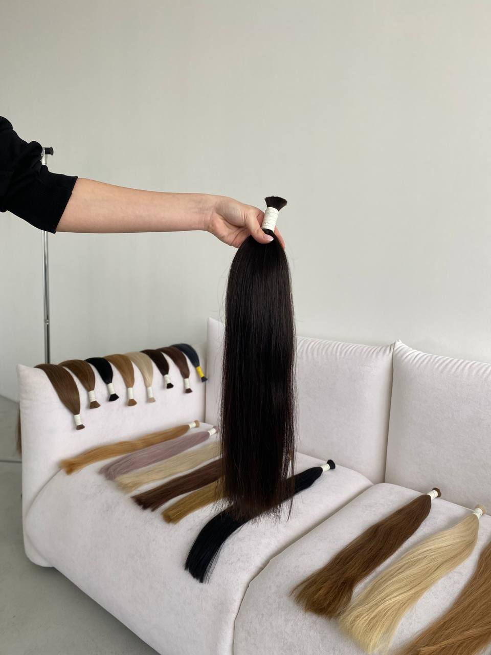 Волосы южнорусские 50 см (1b тон)